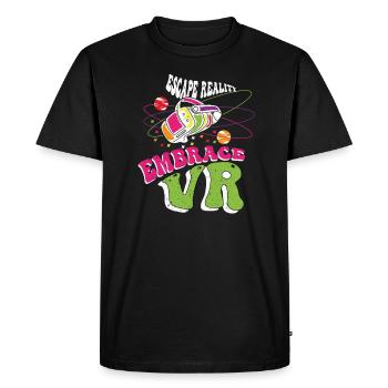 VR Glasses Virtual Reality Gaming - Men's Premium Organic T-Shirt - black - Front - Nico (187cm)