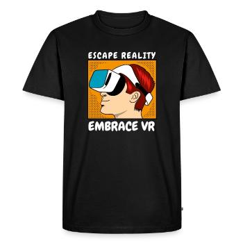 VR Glasses Virtual Reality Gaming - Men's Premium Organic T-Shirt - black - Front - Nico (187cm)