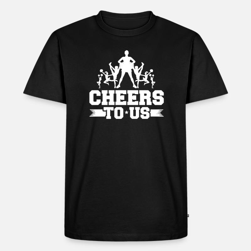 Prost Auf Uns - Männer Premium Bio T-Shirt - Schwarz