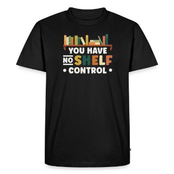 Vous n’avez pas le contrôle des rayons - T-shirt Premium bio Homme - noir - Devant - Nico (187cm)