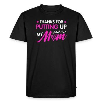 Thank you for taking my mother in - Men's Premium Organic T-Shirt - black - Front - Nico (187cm)