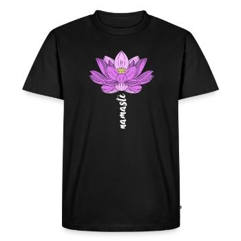 Namaste pour tous les fans de yoga - T-shirt Premium bio Homme - noir - Devant - Nico (187cm)