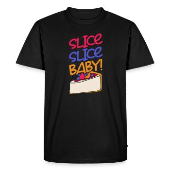 Slice Slice Baby pour tous les gâteaux et - T-shirt Premium bio Homme - noir - Devant - Nico (187cm)