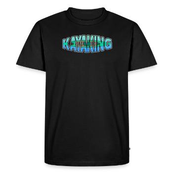 Kayak - T-shirt Premium bio Homme - noir - Devant - Nico (187cm)
