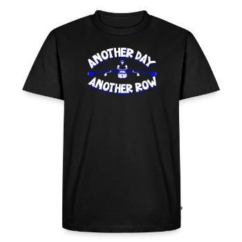 Another day, another series - Men's Premium Organic T-Shirt - black - Front - Nico (187cm)