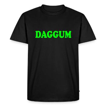 Daggum - T-shirt Premium bio Homme - noir - Devant - Nico (187cm)