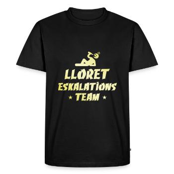 Lloret De Mar Escalation - T-shirt Premium bio Homme - noir - Devant - Nico (187cm)
