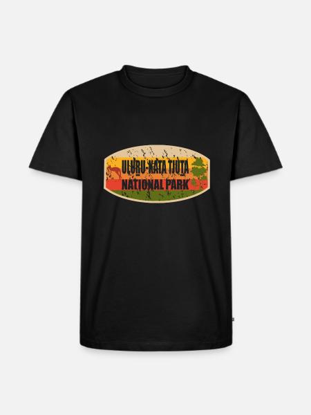 Uluru Kata Tjuta National Park - Men's Premium Organic T-Shirt - black