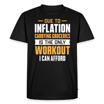 FHomorous inflation Dicton - T-shirt Premium bio Homme - noir - Devant - Nico (187cm)