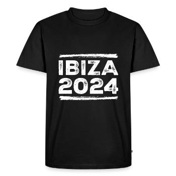 Ibiza 2024 Dicton - T-shirt Premium bio Homme - noir - Devant - Nico (187cm)