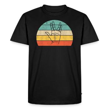 Nerd Grüß - T-shirt Premium bio Homme - noir - Devant - Nico (187cm)