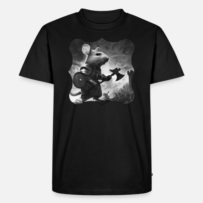 Hereo Mice - Männer Premium Bio T-Shirt - Schwarz