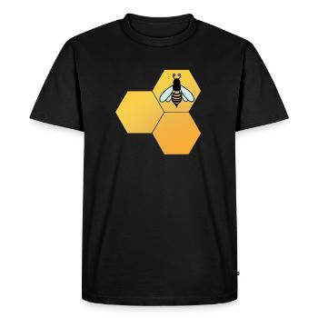 Abeille Save the Bees Miel Sauvez l’environnement des abeilles - T-shirt Premium bio Homme - noir - Devant - Nico (187cm)