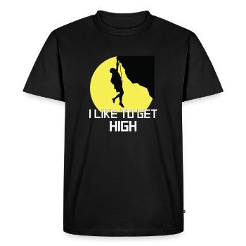 Rock Climbing - T-shirt Premium bio Homme - noir - Devant - Nico (187cm)