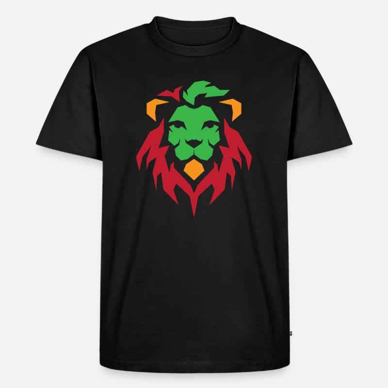 Reggae - Männer Premium Bio T-Shirt - Schwarz