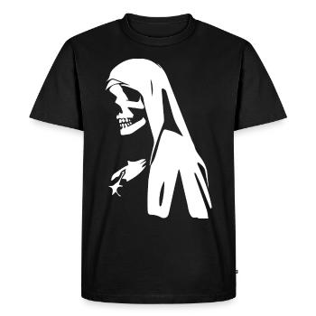 Osez vous démarquer dans Unique Horror Nun, Satanique, - T-shirt Premium bio Homme - noir - Devant - Nico (187cm)