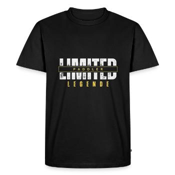 Limited Paddler Legend. - Men's Premium Organic T-Shirt - black - Front - Nico (187cm)