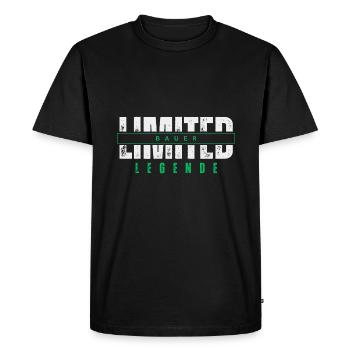 Légende fermière limitée. - T-shirt Premium bio Homme - noir - Devant - Nico (187cm)