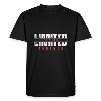Limited milling cutter legend. - Men's Premium Organic T-Shirt - black - Front - Nico (187cm)