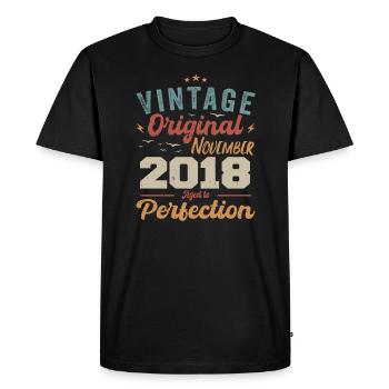 Légendaire depuis novembre 2018 - 2018 - T-shirt Premium bio Homme - noir - Devant - Nico (187cm)