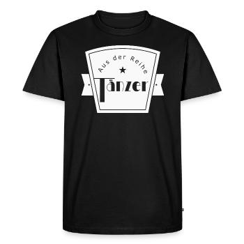 Aus der Reihe Tänzer - Männer Premium Bio T-Shirt - Schwarz - Vorne - Nico (187cm)