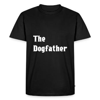 Le Dogfather - T-shirt Premium bio Homme - noir - Devant - Nico (187cm)