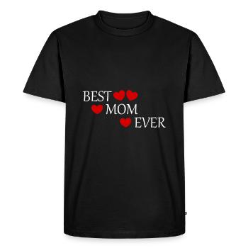 Dire que la fête des mères est la meilleure maman du monde Fête des mères - T-shirt Premium bio Homme - noir - Devant - Nico (187cm)