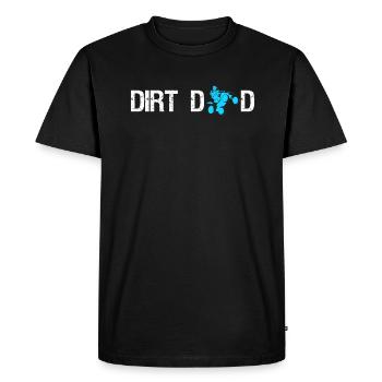 Dirt Dad Quad Driver Shirt Cadeau - T-shirt Premium bio Homme - noir - Devant - Nico (187cm)