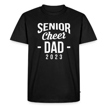 Senior Cheer Dad 2023 Cadeau de chemise - T-shirt Premium bio Homme - noir - Devant - Nico (187cm)