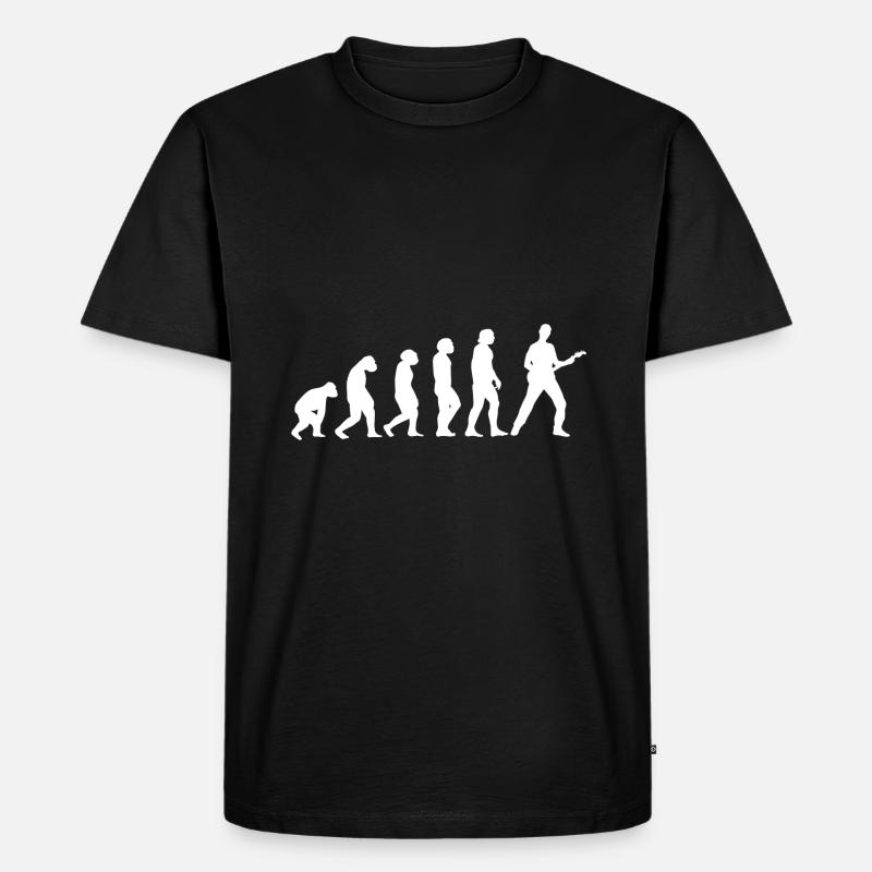 Évolution de la guitare - T-shirt Premium bio Homme - noir