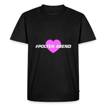 Enterrement de vie de garçon coeur - T-shirt Premium bio Homme - noir - Devant - Nico (187cm)