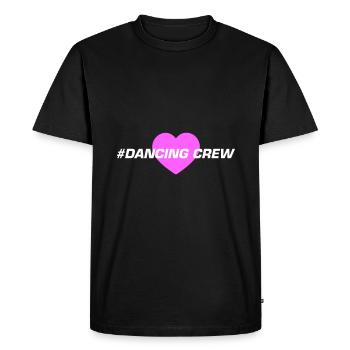 Cœur de l’équipe dansante - T-shirt Premium bio Homme - noir - Devant - Nico (187cm)