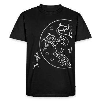 Chimera 03 - Men's Premium Organic T-Shirt - black - Front - Nico (187cm)
