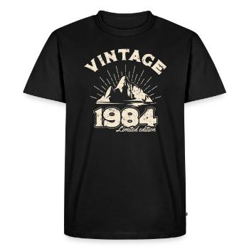 1984 BC Vintage édition limitée - 1984 anniversaire gi - T-shirt Premium bio Homme - noir - Devant - Nico (187cm)