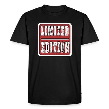 Edition limited édition - T-shirt Premium bio Homme - noir - Devant - Nico (187cm)