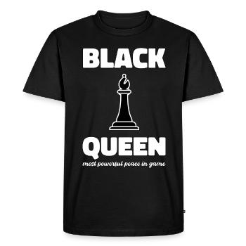Black Queen Africa Roots Pride Gift - Men's Premium Organic T-Shirt - black - Front - Nico (187cm)