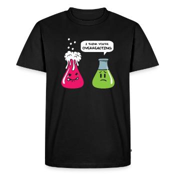Chimie Biologie Chimie Cadeau de Réagir - T-shirt Premium bio Homme - noir - Devant - Nico (187cm)