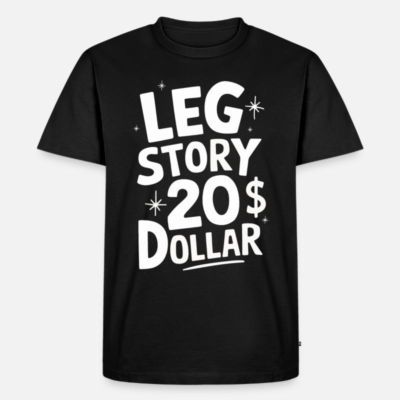 Amputation Behinderung - Männer Premium Bio T-Shirt - Schwarz