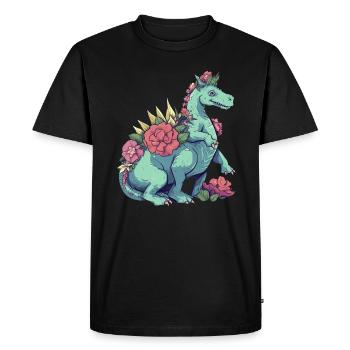 Dino Dragon à six pattes - Fabelwese imaginatif - T-shirt Premium bio Homme - noir - Devant - Nico (187cm)