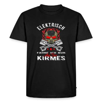 Je ne conduis électriquement que dans la foire de la visseuse - T-shirt Premium bio Homme - noir - Devant - Nico (187cm)