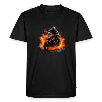 Z1000 - Männer Premium Bio T-Shirt - Schwarz - Vorne - Nico (187cm)