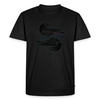 Hugin Munin - T-shirt Premium bio Homme - noir - Devant - Nico (187cm)