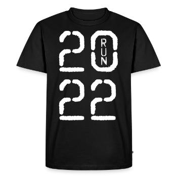 Course blanche 2022 - T-shirt Premium bio Homme - noir - Devant - Nico (187cm)