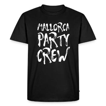 Mallorca Party Crew Party Holiday Drinking Malle - Men's Premium Organic T-Shirt - black - Front - Nico (187cm)