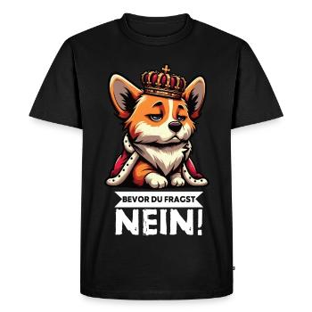 Avant que vous ne demandiez : Corgi Corgi Corgi Gallois Corgi Corgi Dog - T-shirt Premium bio Homme - noir - Devant - Nico (187cm)