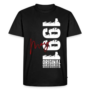 35th Birthday Gift Original May 1991 - Men's Premium Organic T-Shirt - black - Front - Nico (187cm)
