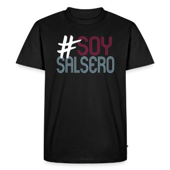 # Soy Salsero - Chemise de danse salsa - T-shirt Premium bio Homme - noir - Devant - Nico (187cm)