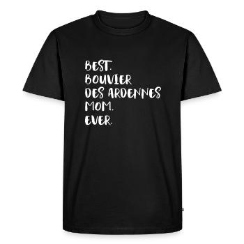 Bouvier Des Ardennes Maman - T-shirt Premium bio Homme - noir - Devant - Nico (187cm)