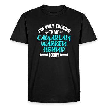 Chien de Garde des Canaries - T-shirt Premium bio Homme - noir - Devant - Nico (187cm)
