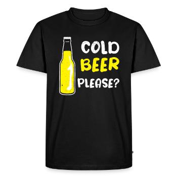 Beer Beer Beer Beer Drinker Alcohol Party - Men's Premium Organic T-Shirt - black - Front - Nico (187cm)
